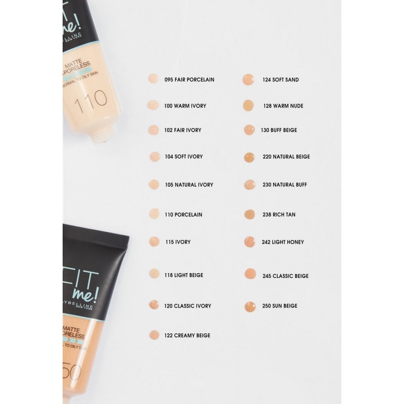 Maybelline New York Fit Me Matte and Poreless PORC...